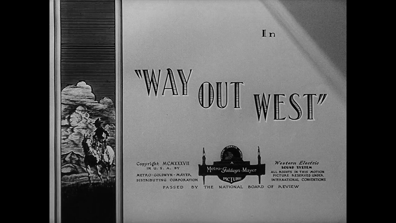 Laurel and Hardy - Way Out West (1937)