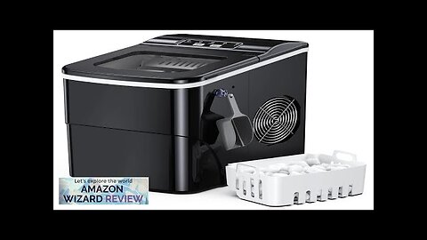 Counter top Ice Maker Machine 26Lbs/24H Self-Cleaning Ice Makers Countertop 9 Cubes Review