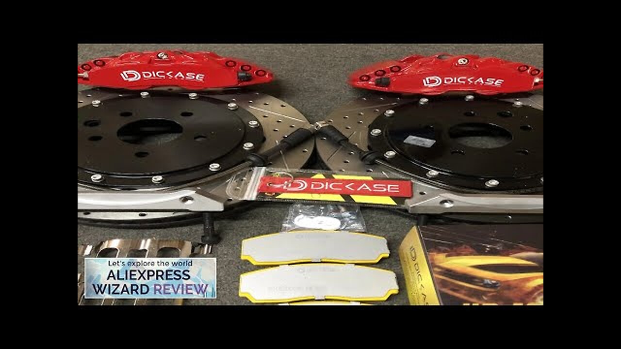 Dicase Front Rear 4 Pot Brake Caliper Kits and 330*28mm Car Brake Review