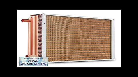 VEVOR Heat Exchanger Water to Air 18"x 20" with 3-Row 3/8" Copper Review