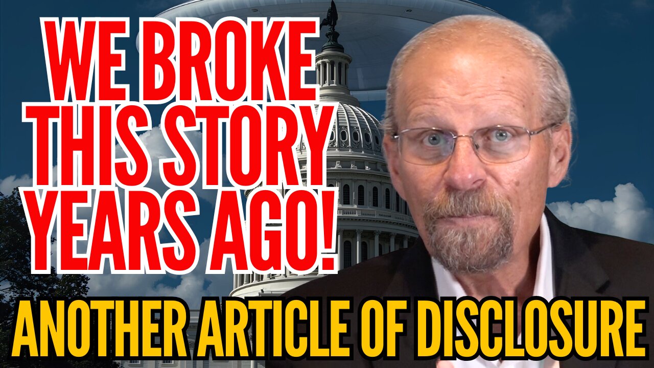 IS This More UFO Disclosure? Congress Info Incoming?