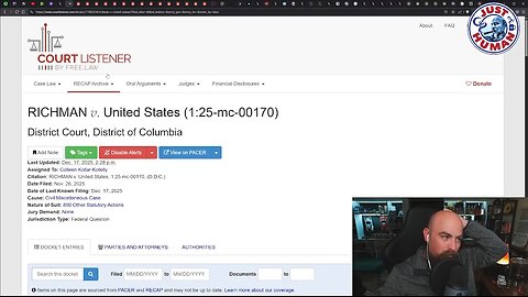 Richman v. United States—Judge's Memo & New Orders, DOJ ask for Clarity, and I Take Rabbit Trails