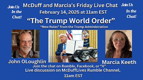 McDuff and Marcia's Friday Live Chat, February 14, 2025