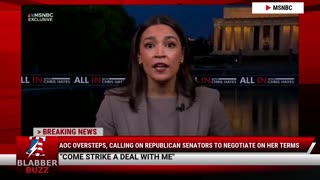 AOC Oversteps, Calling on Republican Senators to Negotiate on Her Terms