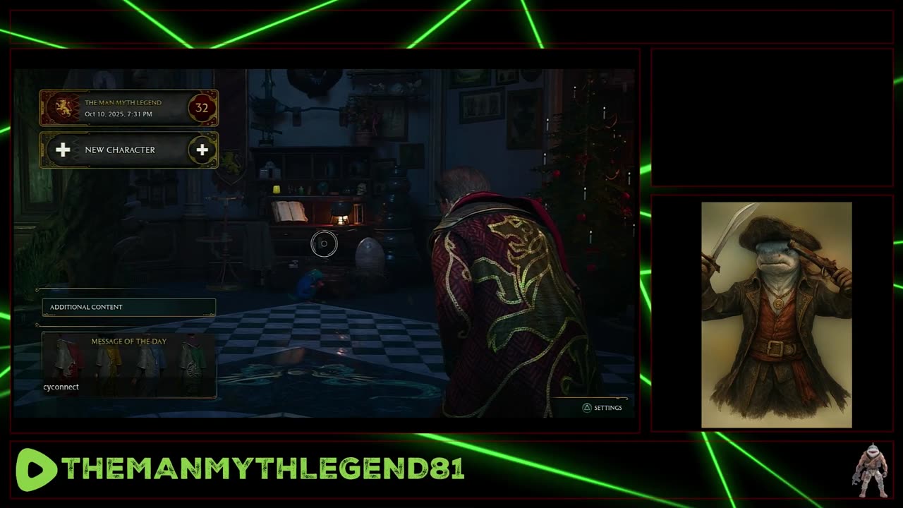 Hogwarts Legacy W TheManMythLegend sponsored by www.wickedteeskc.com