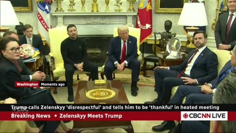 Zelenskyy and Trump's heated argument at the White House