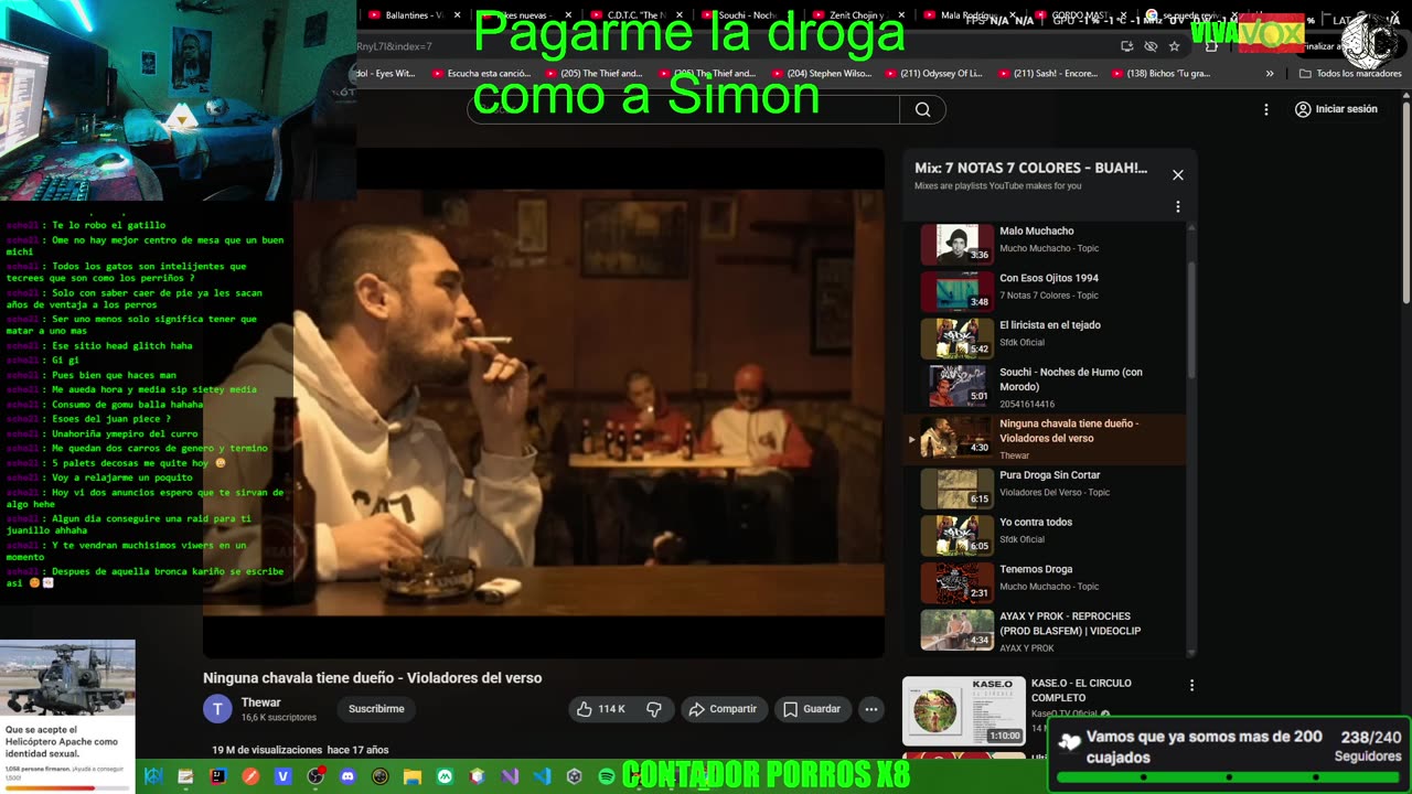 Pagenme la droga! Code & CS2💥 | 1 SUB = +10 HORAS DE STREAM