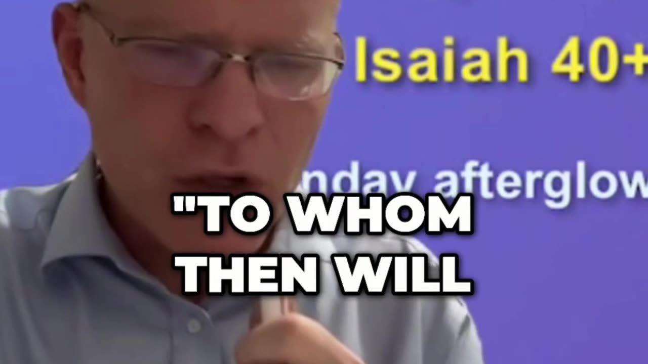 To Whom Will You Compare God?" - The Question That Changes Everything