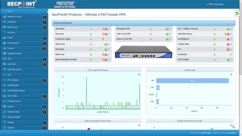 🛡️ SecPoint Protector V65 UTM Firewall – Improved System Logs Cleanup for Stronger Cyber Defense!