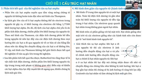 BUỔI 27: CẤU TRÚC HẠT NHÂN