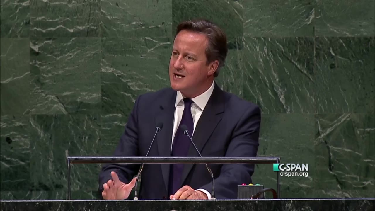 David Cameron U.N. Speech 2014 On Extremism [Clip]