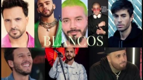 Reguetón blanco. Ethnically European Reggaeton singers mix tape.