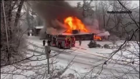 Bistro Roca Restaurant aka Antler’s Bar in Blowing Rock NC destroyed by an early morning fire