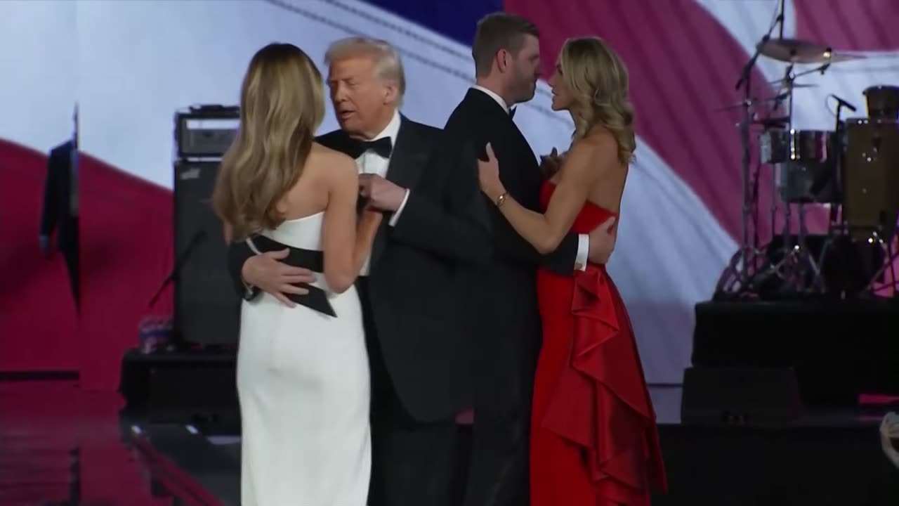 Donald Trump, JD Vance dance with their wives at Liberty Ball after 2025 inauguration