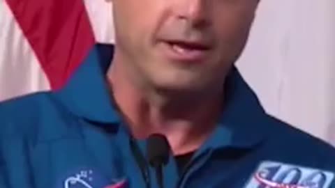 ＂This the first time we are going to send humans to the moon＂...oops. He slipped.