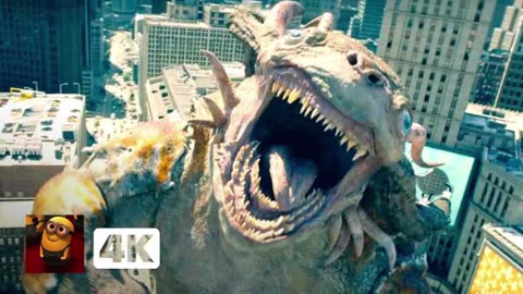Superman (2025) 4K - Superman Fights a Kaiju (The Justice Gang Helps) _ Movieclips