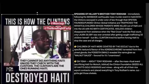 THE CLINTON’S CONTROL IN HAITI