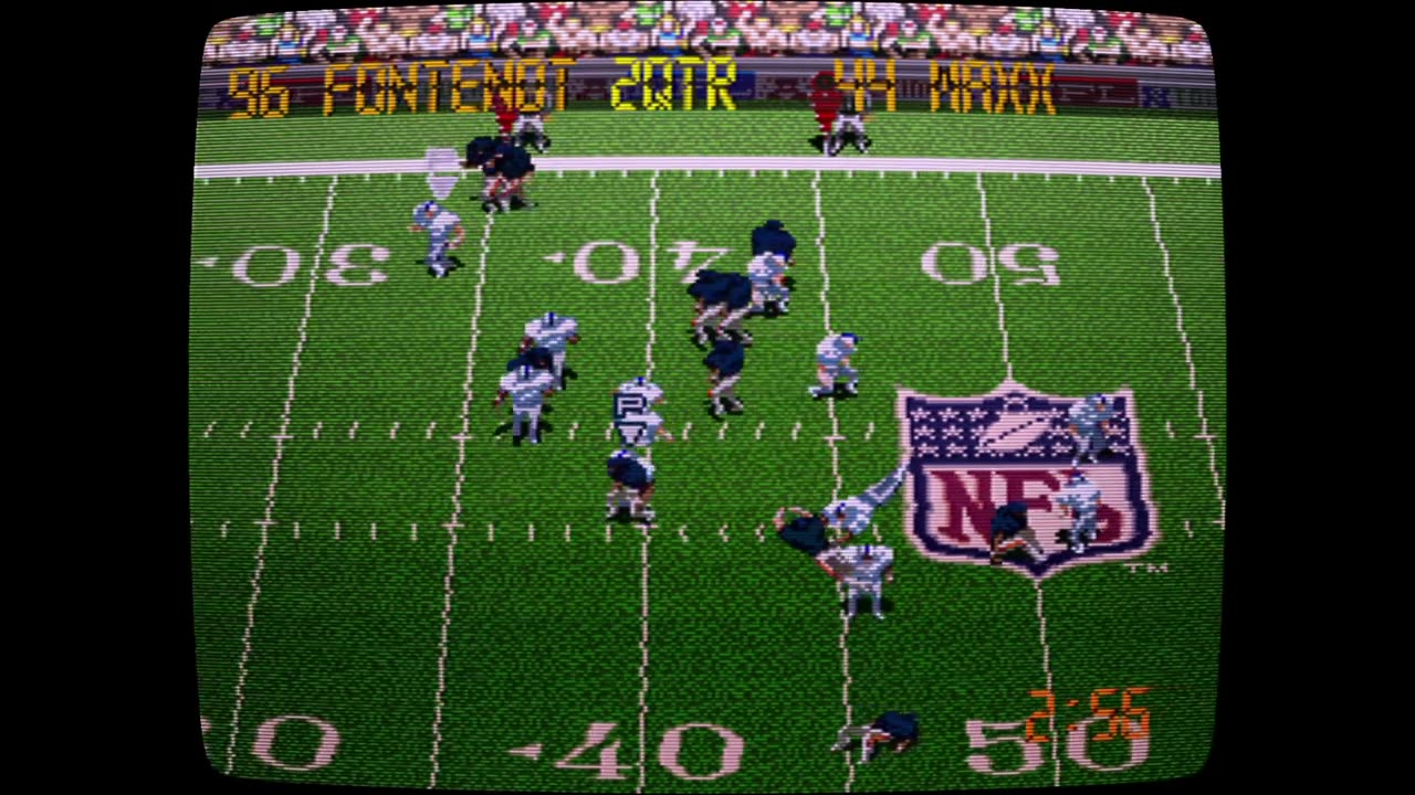 TECMO SUPER BOWL 3 - WEEK 12- DET VS CHI