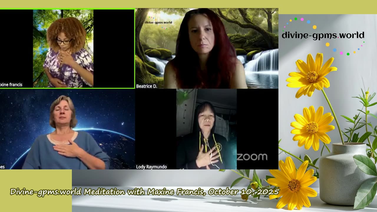 Divine-gpms.world Meditation meeting, October 10, 2025