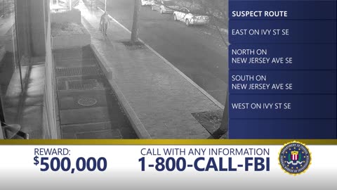 The FBI is still offering a $500,000 reward for information that helps identify the person...