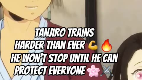 Tanjiro trains harder than ever 💪🔥 but Mitsuri has a secret 🌹👀⚔️✨#gaming #anime