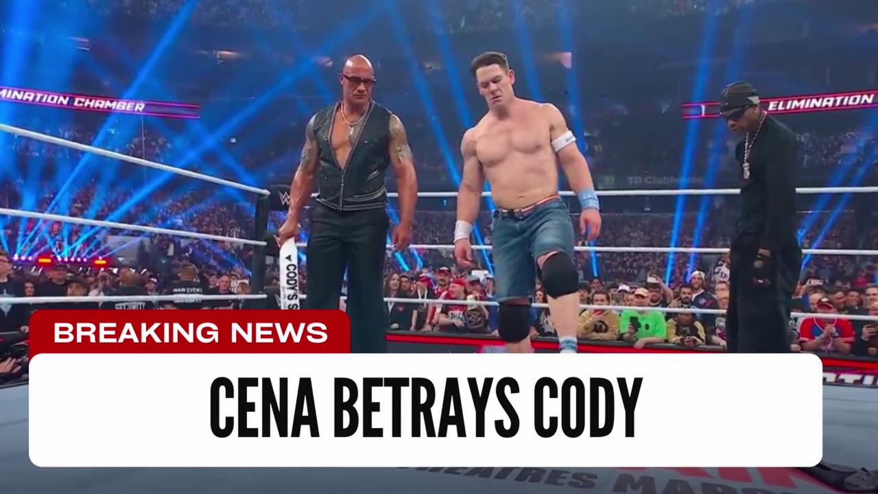 John Cena Betrays Cody - Cody Tells Off The Rock