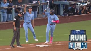 Vladimir Guerrero Jr. se la botó a Ohtani