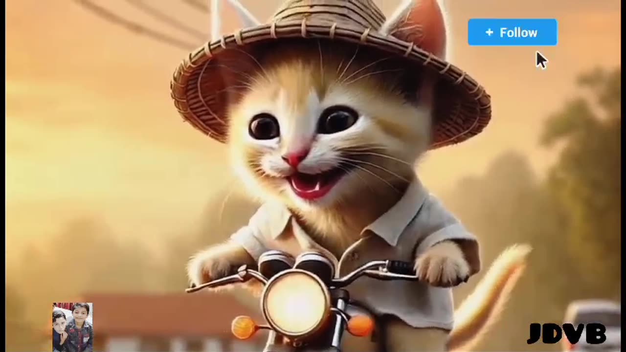 POOR LITTLE CAT IS MOCKED BY HER FRIENDS #JDVB
