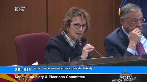 Sen. Wendy Rogers: States Have Duty to Protect Children From Transgendering (SB 1015)
