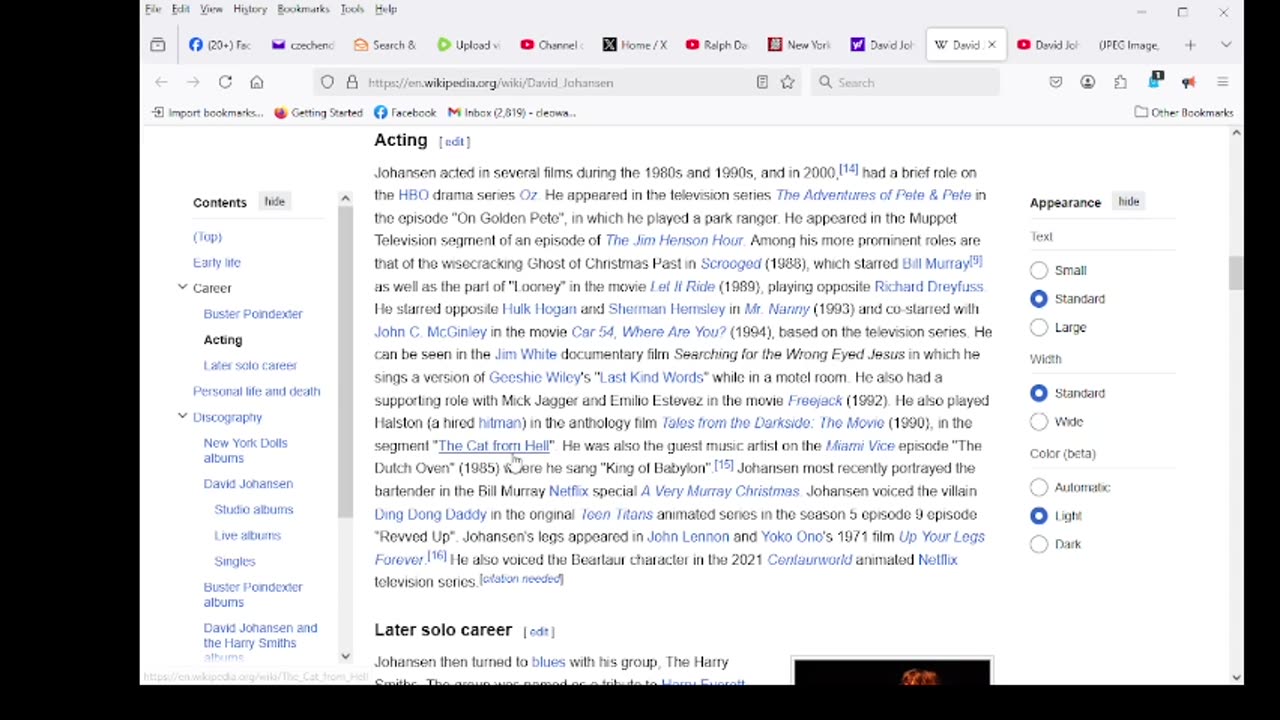 New York Dolls frontman David Johansen dead at 75