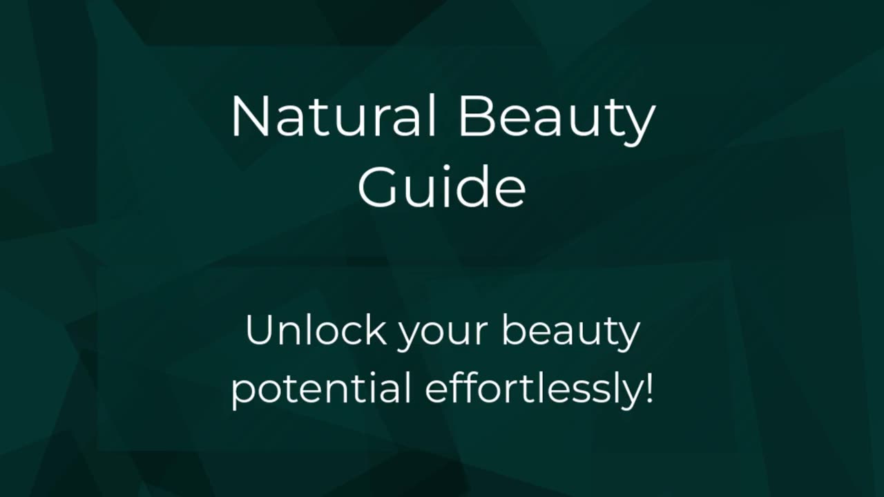 Natural Beauty Guide E-books