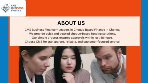 How to Secure Check Based Finance in Chennai Quickly?