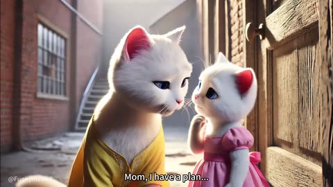 The revenge plan of kitten 😂 after the betrayal cat father #3d #story #cutecat #animation