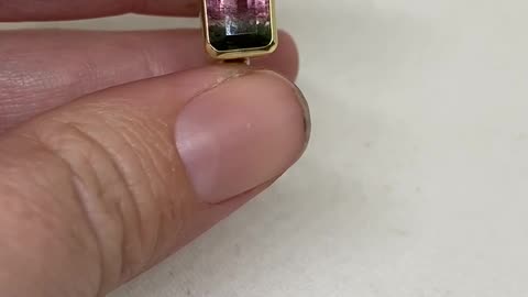 Tourmaline and diamond Jill Anish Ring