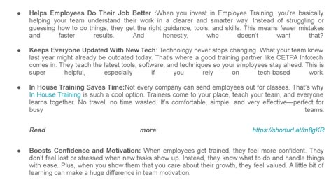 Why Invest in Professional Training for Your Team