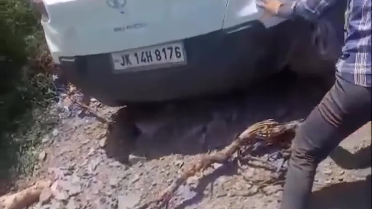 Car Falling Accident