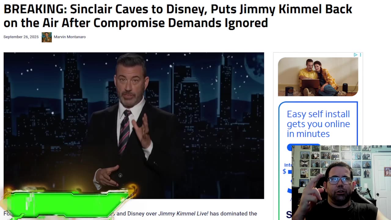 Sinclair Bends The Knee To Disney And ABC