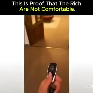 This is proof that the rich are not comfortable.