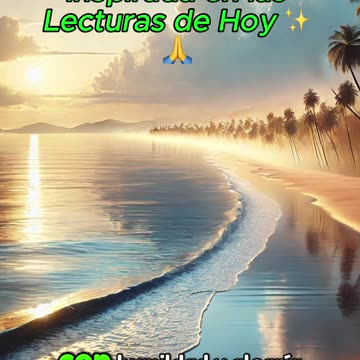 🙏✨Oración Inspirada en las Lecturas de Hoy ✨🙏