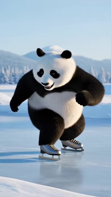 Panda Skating