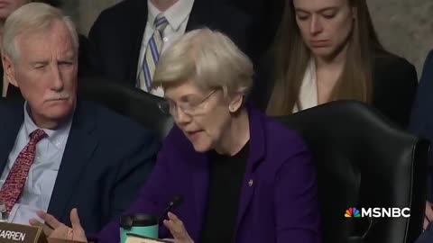 Senator Warren: During senate hearing