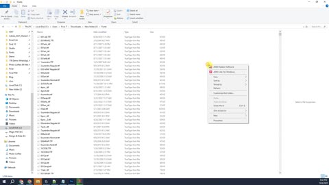 Extract Font Rar