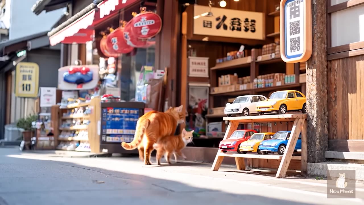 Mama Cat Trims Fur on the Farm and Makes Tiger Hat For Kittens At Home🐾🎩🐯