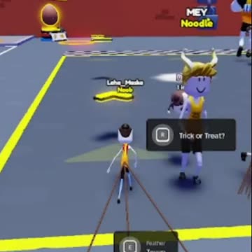 I can only carry two feathers, ahaha, I'm weak! #roblox #gaming #funny #battle #comedy #weak #gym