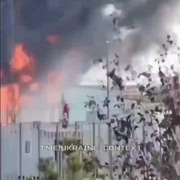 Massive Substation in Taganrog is Burning After Being Hit Overnight