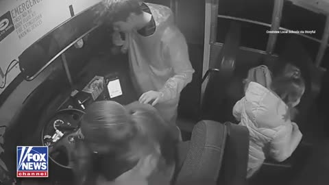 brother & sister are being hailed as heroes after they leaped into action to save their bus driver