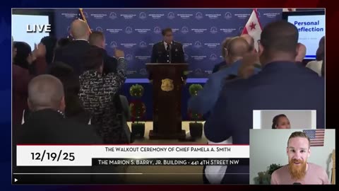 Nick Moseder-DC Police Chief MELTS DOWN During Final Speech