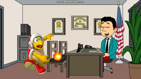 Fire Bro stops Dark Fire Bro from Pulling the Fire Alarm/Redeemed