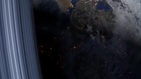 Earth and surrounding