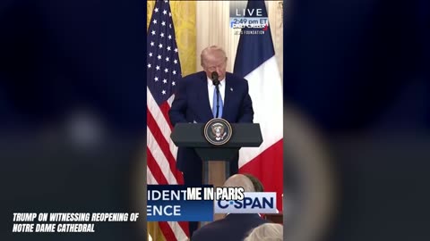 Trump Meets With French Pres. Macron